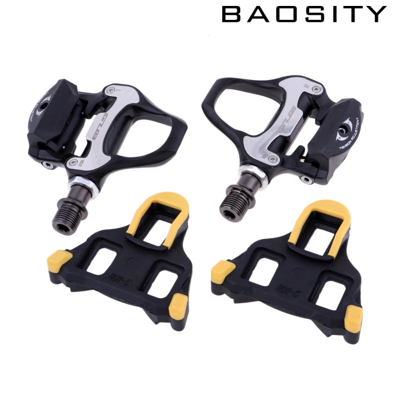 [BAOSITY]Road Bike Self-Locking  RD2 Pedals Clipless Racing Bicycle Pedal with Cleats