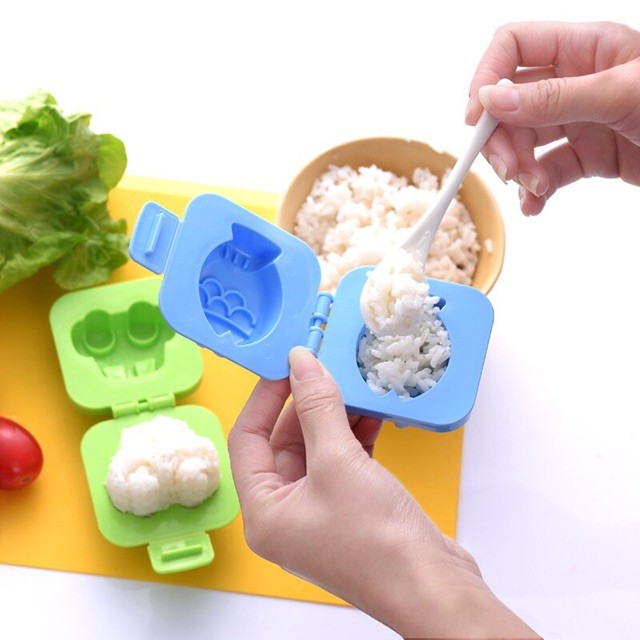 BỘ KHUÔN BENTO Khuôn cơm/ khuôn ép trứng/khuôn đậu hũ non/ khuôn bánh trung thu cho bé