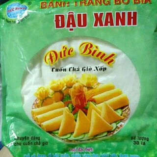 Combo 10 gói vỏ nem bánh tráng bò bía đậu xanh