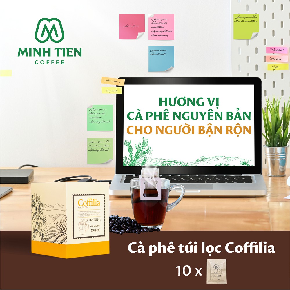 [MUA 2 TẶNG 1]Cà phê túi lọc Coffila 120g (10 gói x12g) | BigBuy360 - bigbuy360.vn