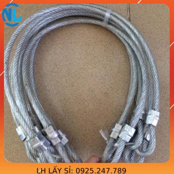 Dây cáp khóa xe chống cắt 10li  độ dài từ 7m - 30m - capthepgiasi - THÁI BÌNH VINA