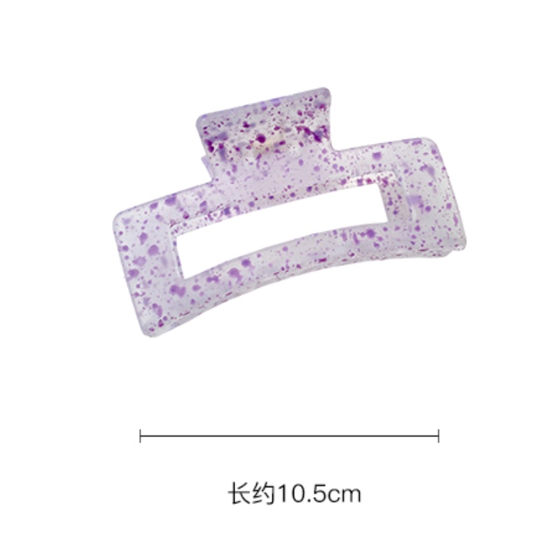 Kẹp tóc thiết kế hình vuông màu sắc đơn giản phong cách hàn quốc