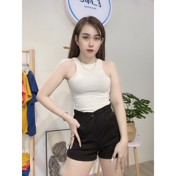 Quần short Jeans lưng thun co giãn tốt chất đẹp