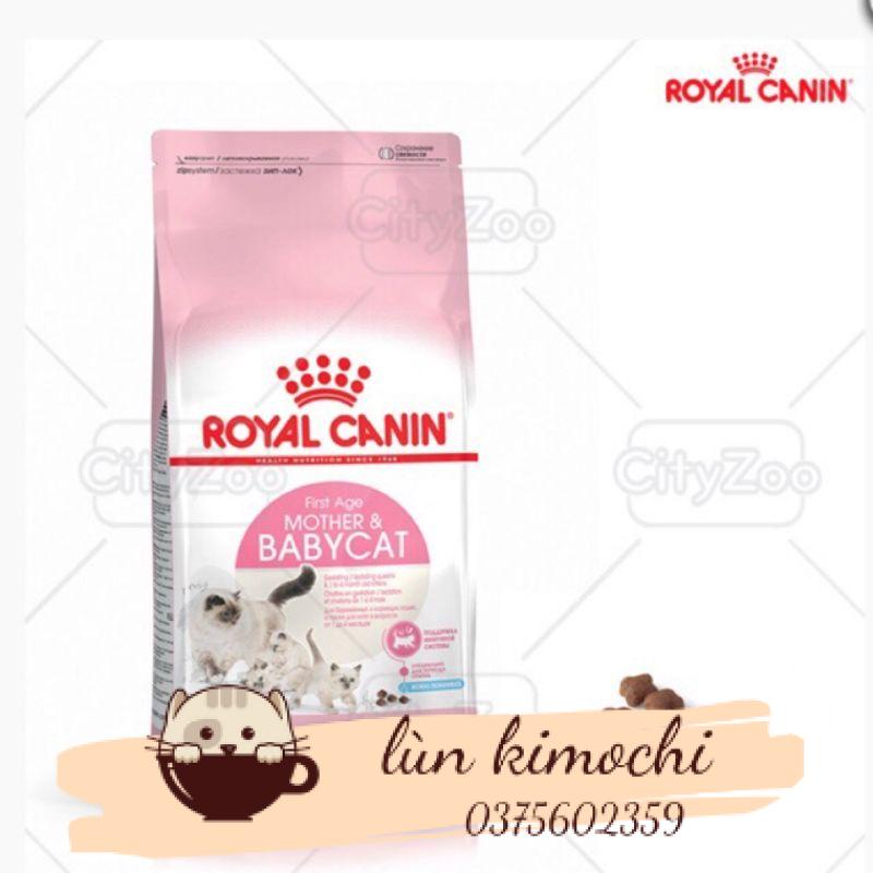 Bao 400g hạt royal canin kitten, indoor, baby &amp; motther, fit 32