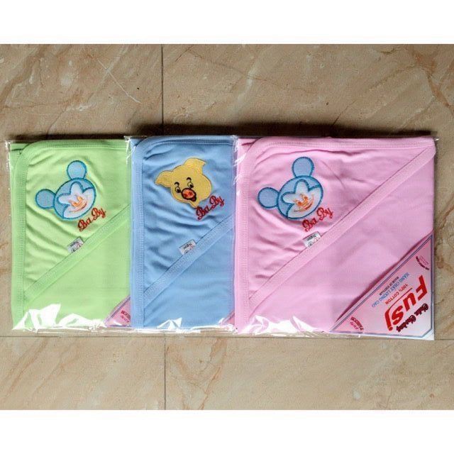 Chăn ủ cotton 1 lớp Fusi , chăn bế bé mùa hè thu