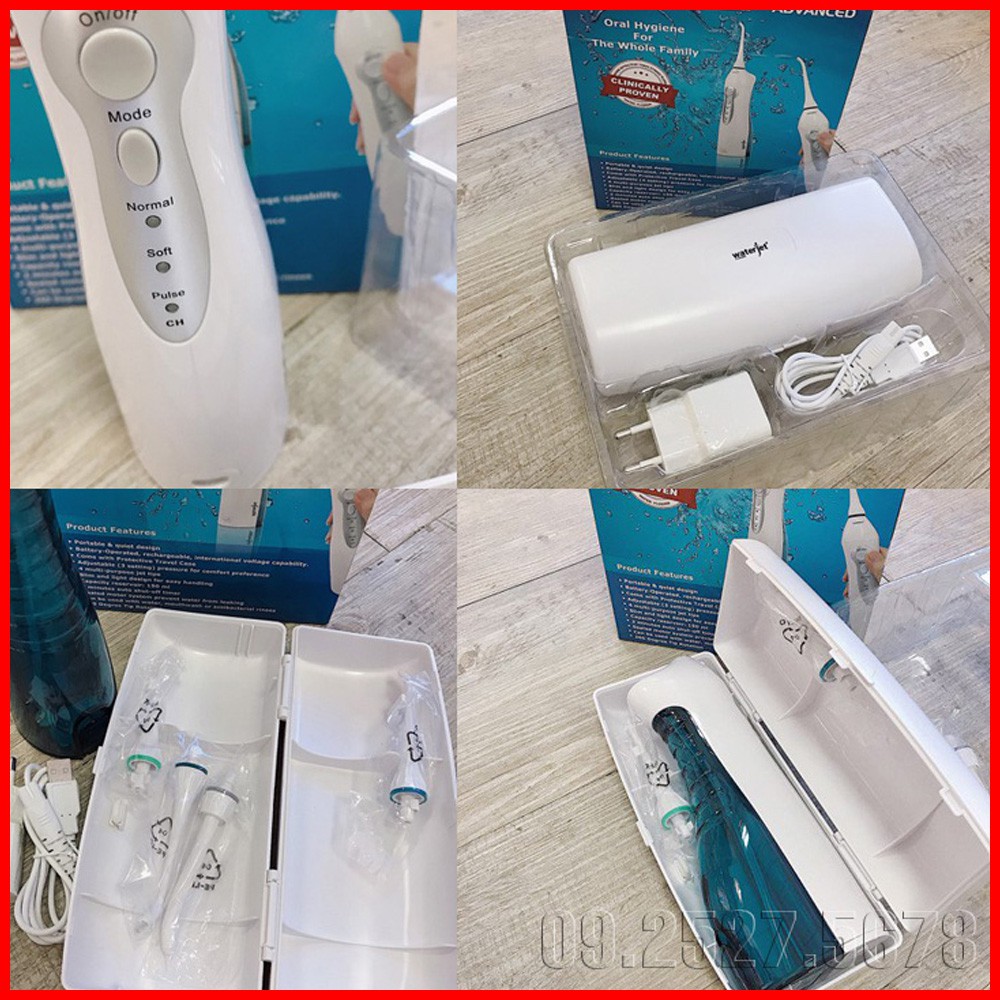 Máy tăm nước cầm tay du lịch WaterJet Cordlless Advance - Giá rẻ nhất - Thương hiệu Mỹ