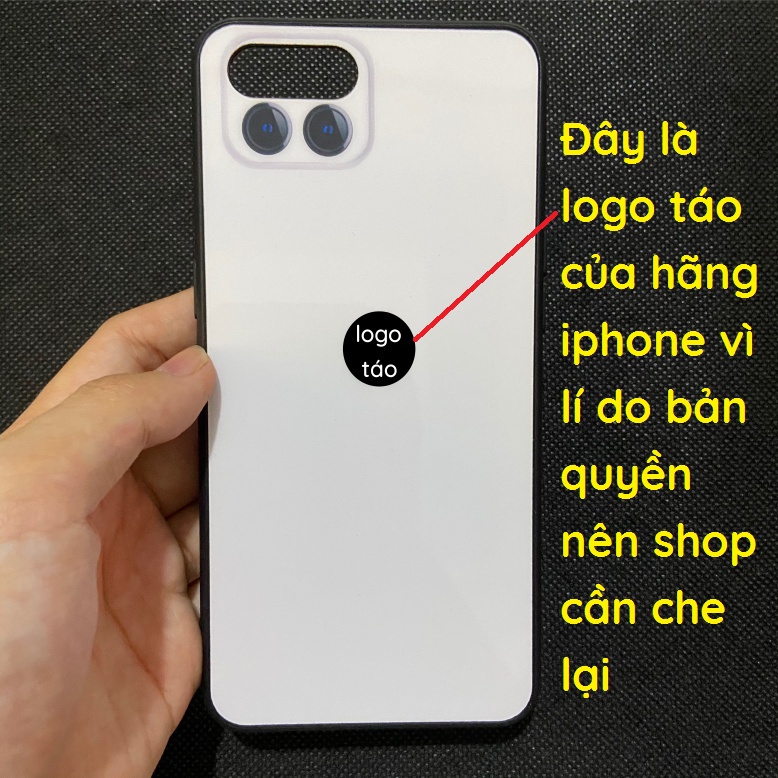 Ốp kính Oppo A3s / A5 giả iphone 11 ép kính chống bể bền đẹp