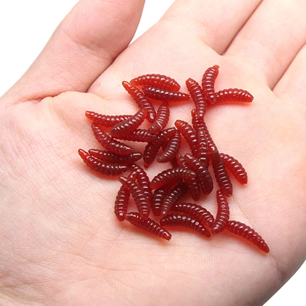 50 Mồi Giun Giả Câu Cá