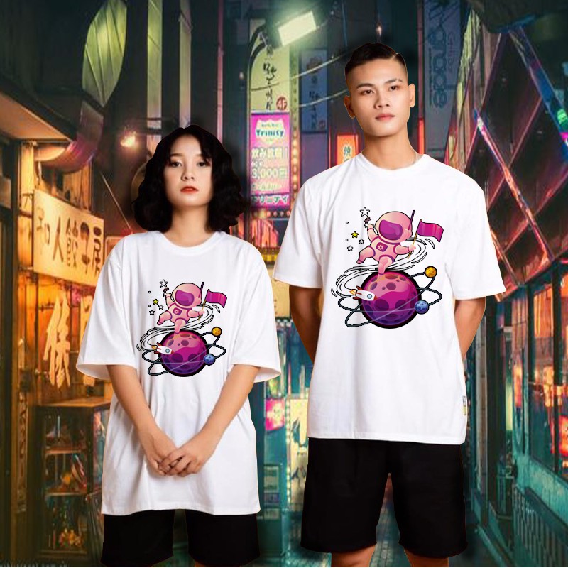 Áo Thun Nam Nữ, Unisex, Form Rộng, tay lỡ [NEWDAY T-SHIRT]M13