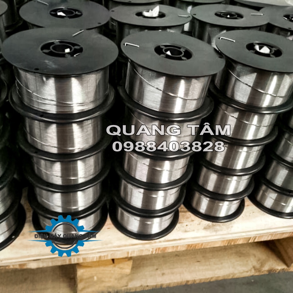 Cuộn Dây Hàn MIG INOX 308 Lõi Thuốc 1Kg - 0.8/1.0mm  cho Máy Hàn MIG