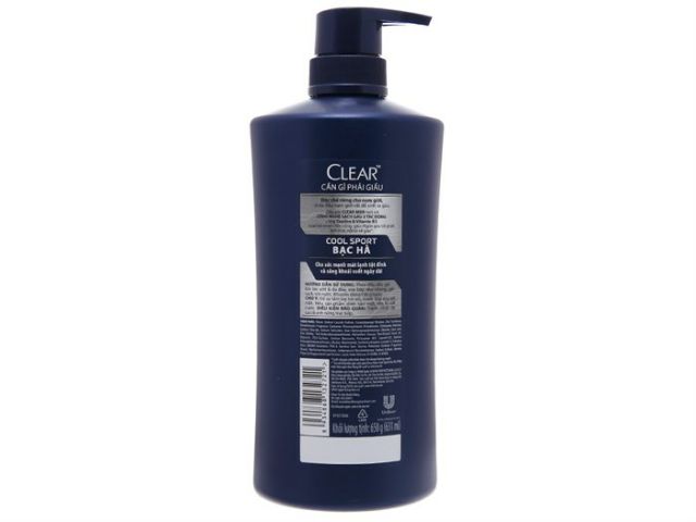 Dầu gội sạch gàu Clear Men Cool Sport bạc hà 631ml