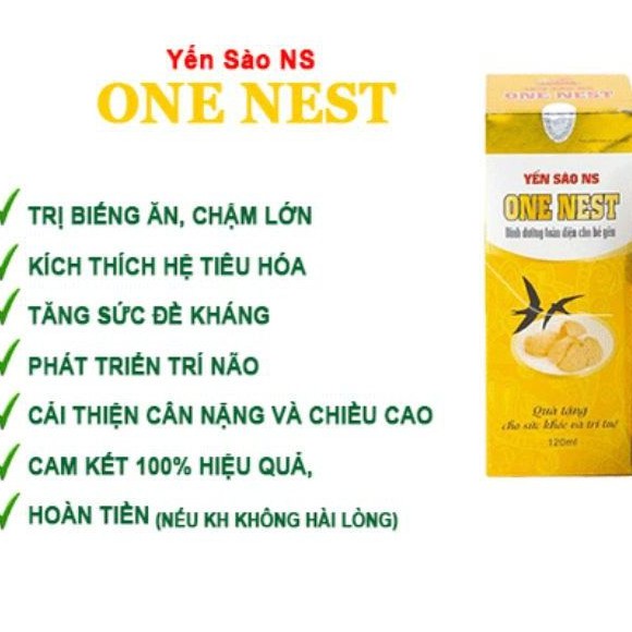 (Đơn 50k Freeship 20k) Yến Sào Ns One Nest Cho Bé