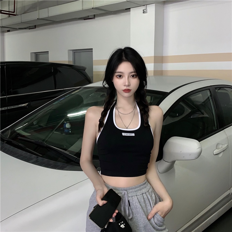 Áo Croptop 2 Dây Hở Lưng - Áo Yếm Ba Lỗ Nữ Croptop Siêu Hot - LP.STORE | BigBuy360 - bigbuy360.vn