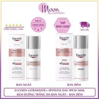 Kem Dưỡng Trắng Da Ban Ngày - Ban Đêm - EUCERIN Ultrawhite + Spotless Day SPF30 50mL