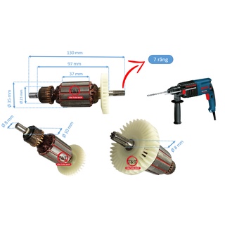 Rotor máy khoan búa gbh 2-20