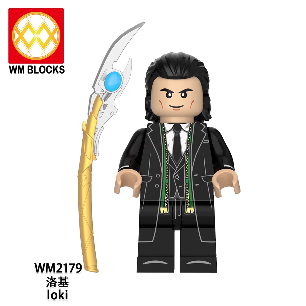 Minifigures Marvel DC Mẫu Nhân Vật Siêu Anh Hùng Loki Mẫu Siêu Đẹp WM6118