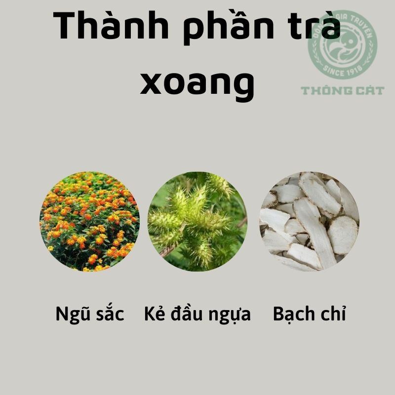 TRÀ VIÊM XOANG THÔNG CÁT- hỗ trợ thông khí quản, viêm mũi dị ứng