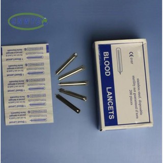 Kim chích mụn LANCETS hộp 200 chiếc