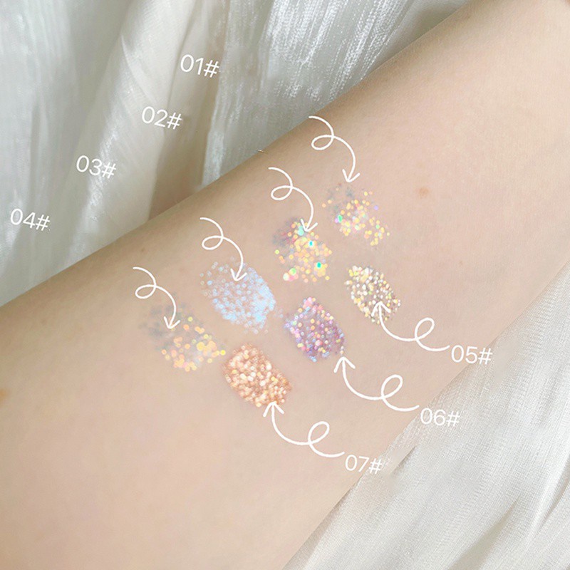 [Hàng mới về] Phấn Mắt Dạng Lỏng Ánh Nhũ Lấp Lánh Không Thấm Nước Trang Điểm Lâu Trôi | BigBuy360 - bigbuy360.vn