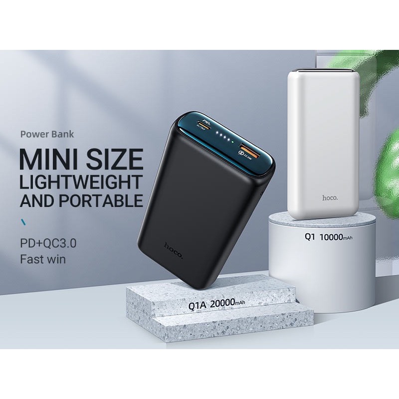 Pin sạc dự phòng sạc nhanh Hoco Q1 10.000mAh Hàng chính hãng Bảo hành 12 tháng