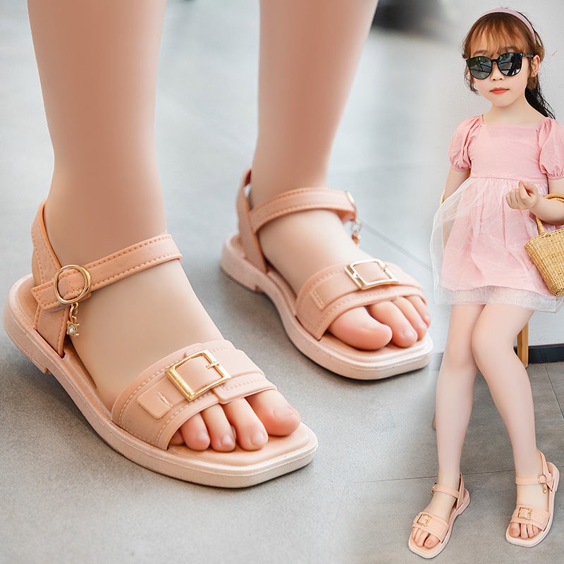 Giày Sandal Đế Mềm Chống Trượt Phong Cách Mới 2022 Cho Bé Gái