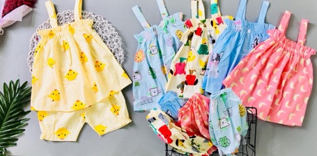 Set 3 bộ thô cho bé
