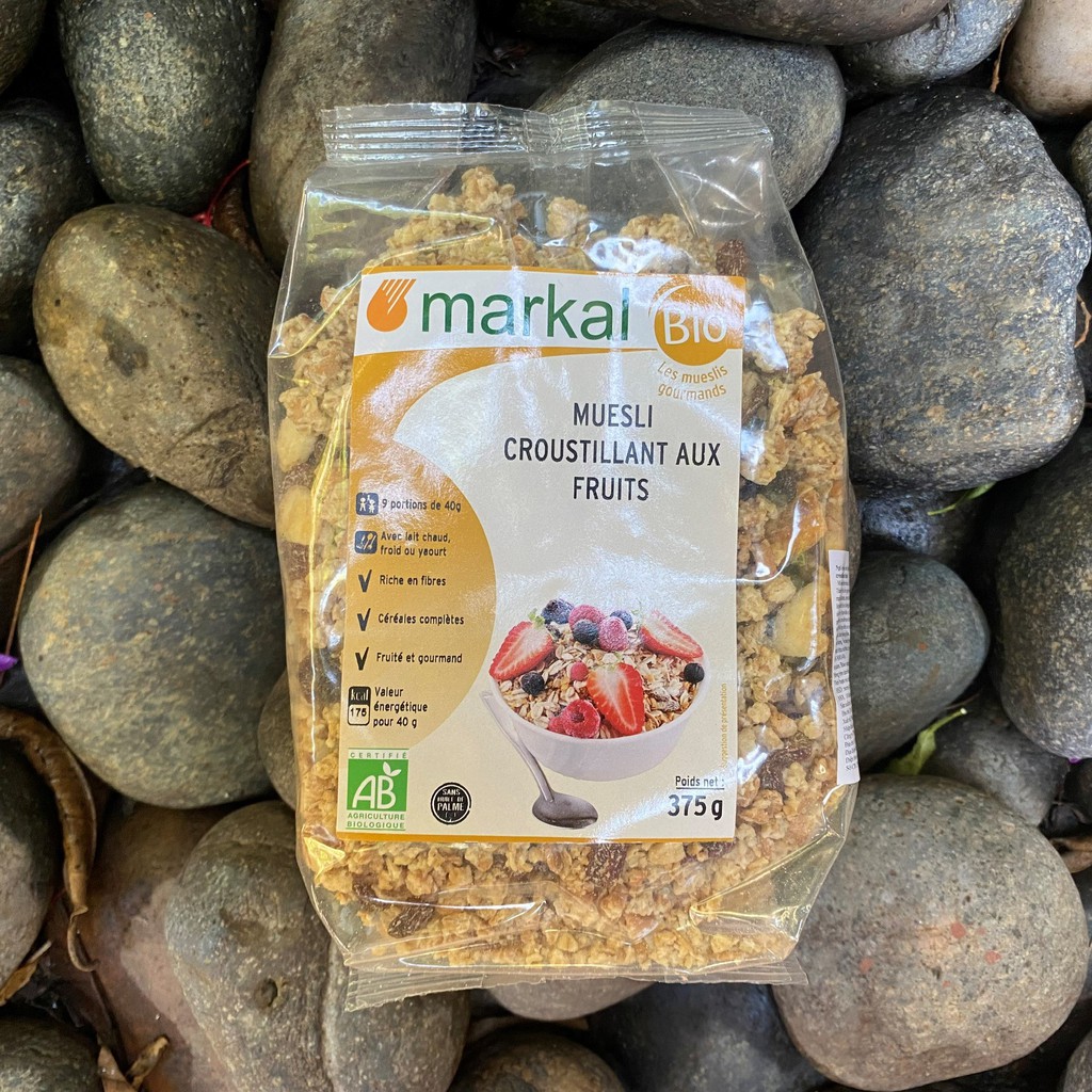 Date 03/09/2022 - Ngũ Cốc Giòn Trái Cây Hữu Cơ Muesli Crunchy Markal 375g