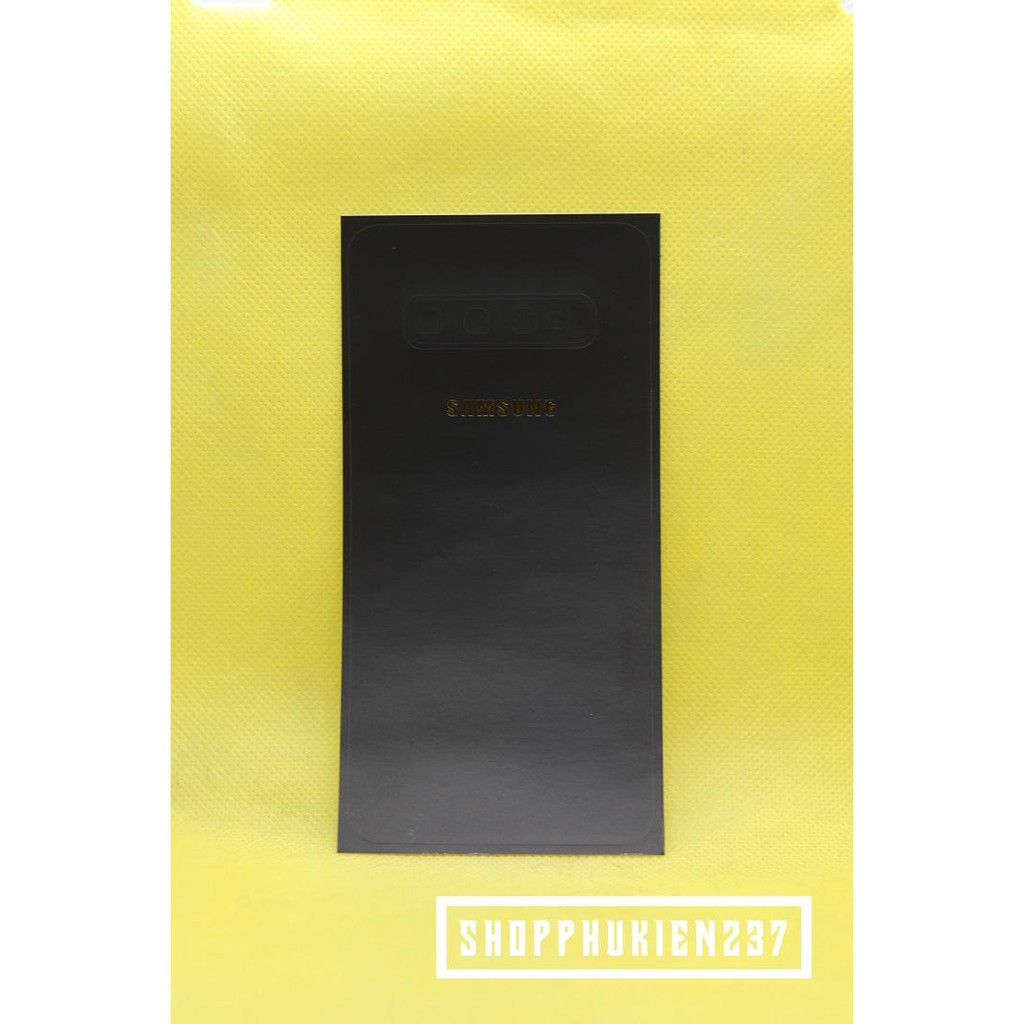 Miếng Dán Lưng Samsung S10 , S10 Plus , S10e Dán Lưng Dẻo Skin Màu Cao Cấp