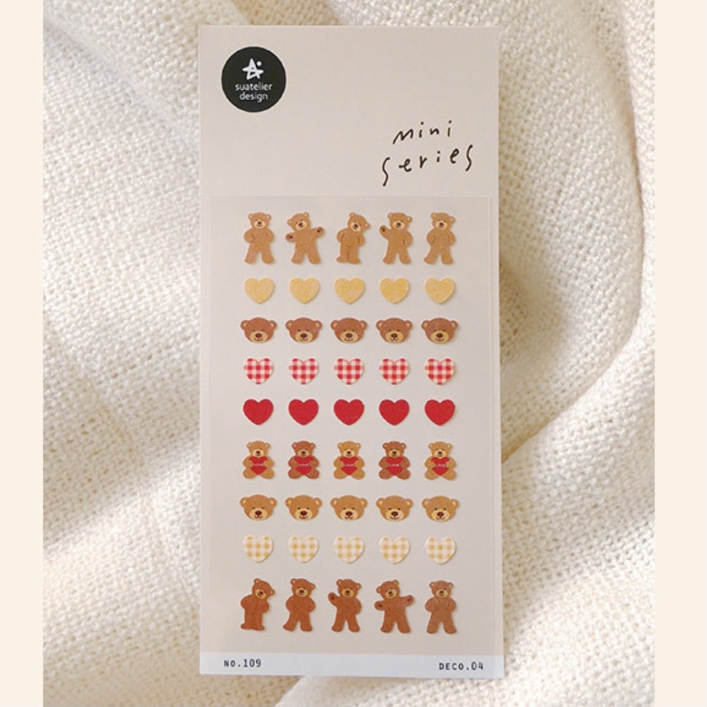 Sticker Suatelier chính hãng Hàn Quốc - mini series