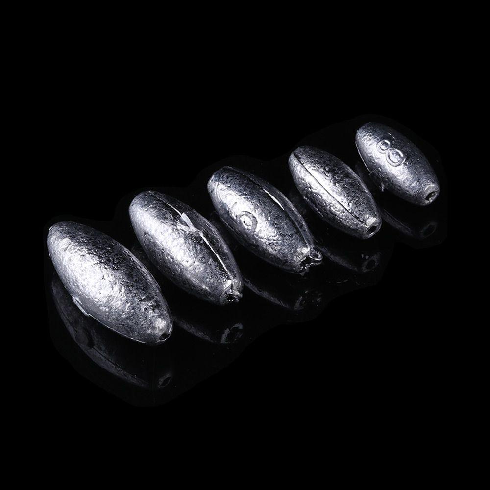 GOGOUP Set 5 Chì Câu Cá 3g / 5g / 8g / 10g / 15g / 20g / 30g / 40g Chuyên Nghiệp
