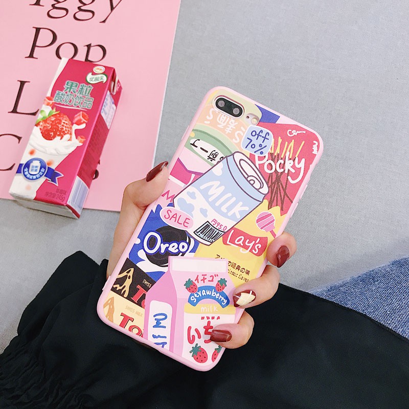 Ốp lưng TPU mềm dễ thương cho iPhone 6 6S 7 8 6plus 6Splus 7Plus 8Plus X XR XS XSMAX | BigBuy360 - bigbuy360.vn