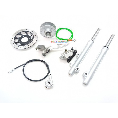 bộ đĩa trước xe wave 100 - cumbo full như hình