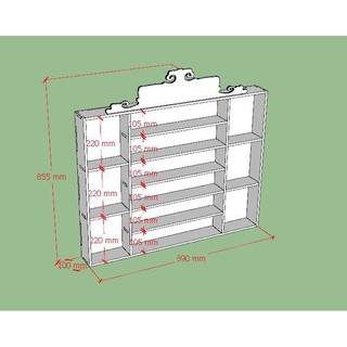 tủ đựng Sơn Nail 6 tầng (thay tên Free)