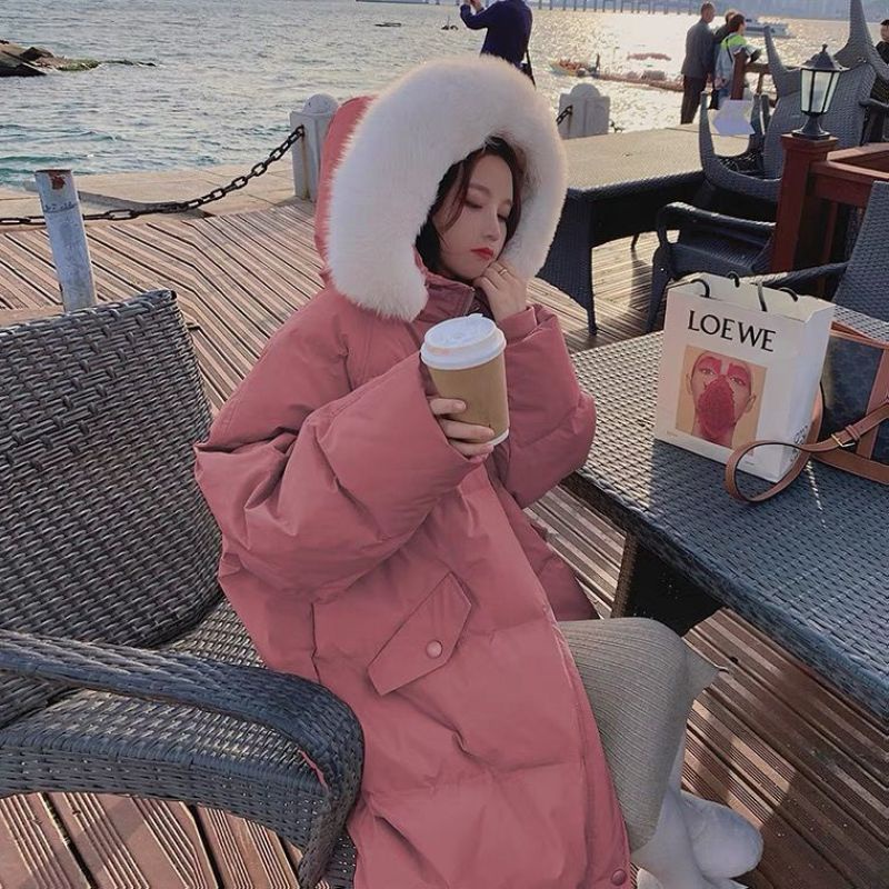 (Có sẵn) Áo phao dáng dài siêu ấm phong cách Hàn Quốc (Kèm Ảnh Thật) | BigBuy360 - bigbuy360.vn