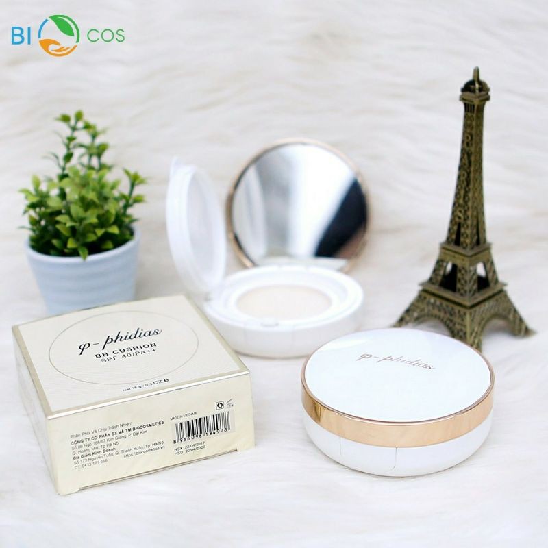 Phấn nước BB cushion phidias dưỡng ẩm che khuyết điểm | BigBuy360 - bigbuy360.vn