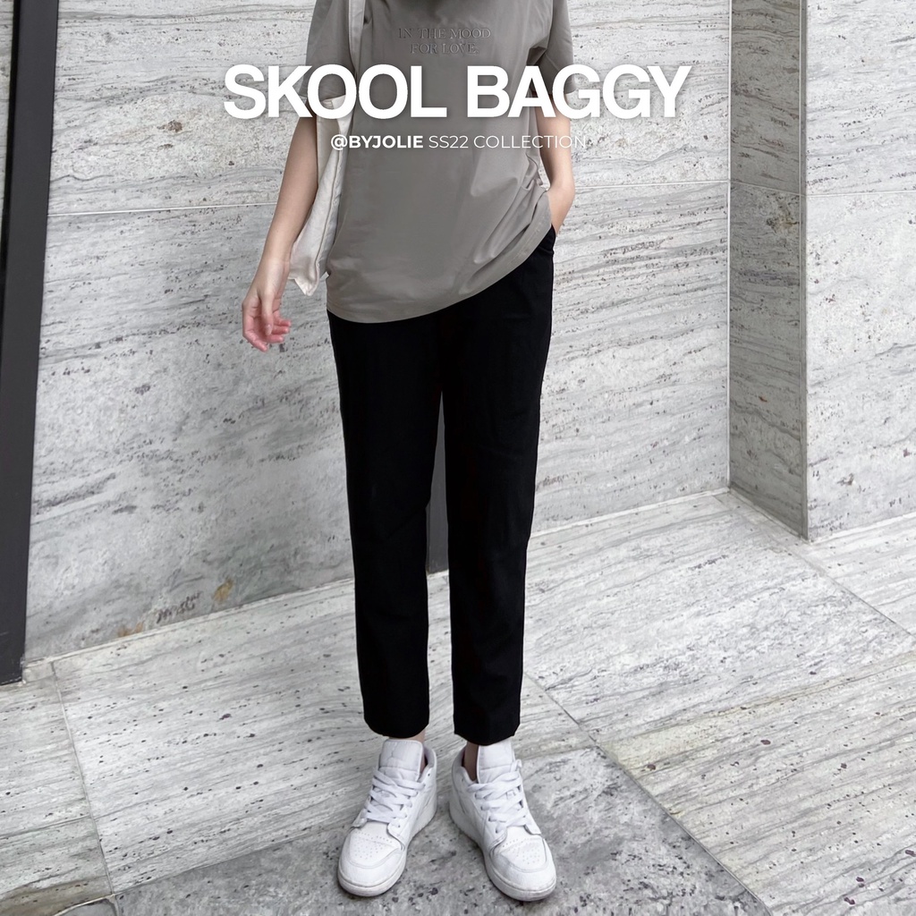 Quần Skull Baggy Byjolievn form suông chất Kate Hàn unisex