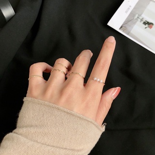 Set 5 nhẫn thời trang Hàn Quốc cho nữ