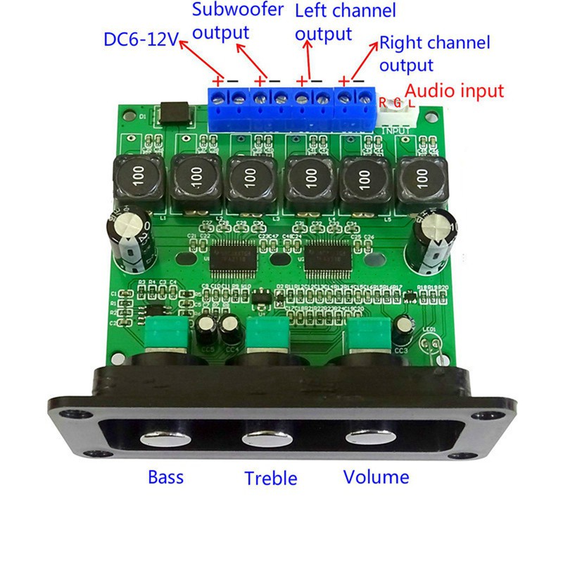 Bảng Mạch Khuếch Đại Âm Thanh Qcc3008 Bluetooth 5.0 Aptx A2Dp Avrcp Hfp Aac I2S Tpa3118D2 2.1