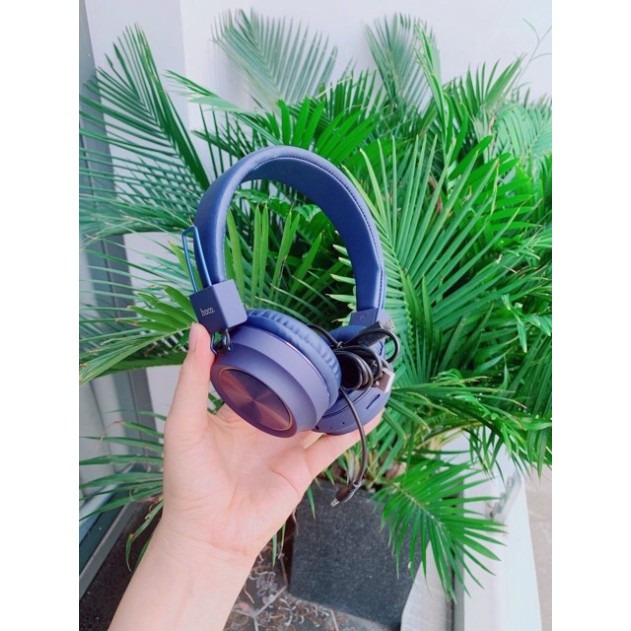 Tai nghe nhạc-Chơi Game chụp tai Bluetooth không dây HOCO W25-khe gắn thẻ nhớ-Headphone-Có mic cho điện thoại,Laptop,PC
