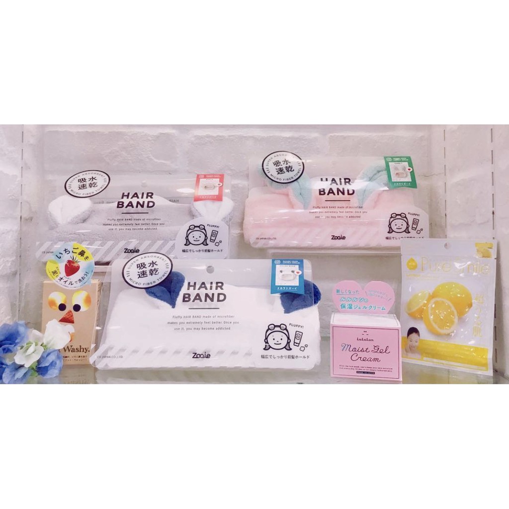 Băng đô Skincare &amp; Make up ZOOIE - JAPAN