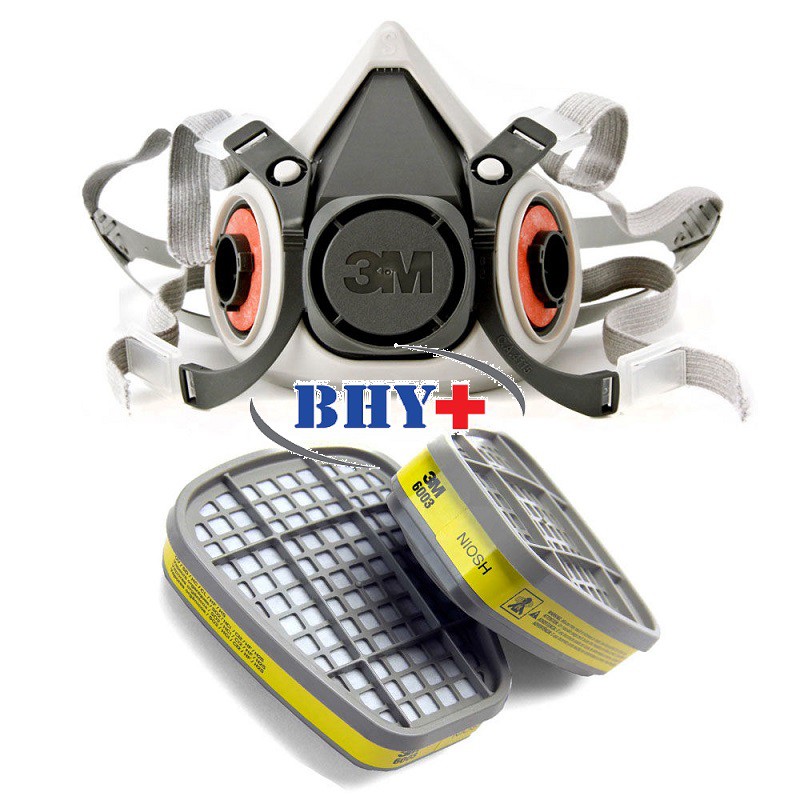 Mặt nạ 3M 6200 + Phin lọc 6001CN
