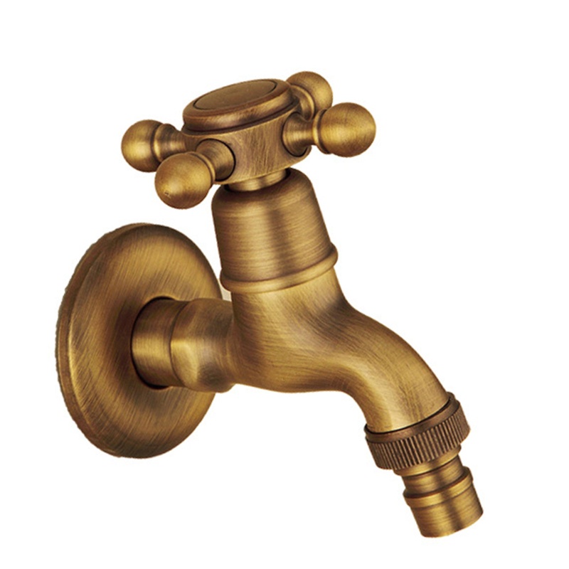 QQ Vòi Nước Bồn Cầu Bằng Đồng Thau Kiểu Cổ Điển Trang Trí Sân Vườn