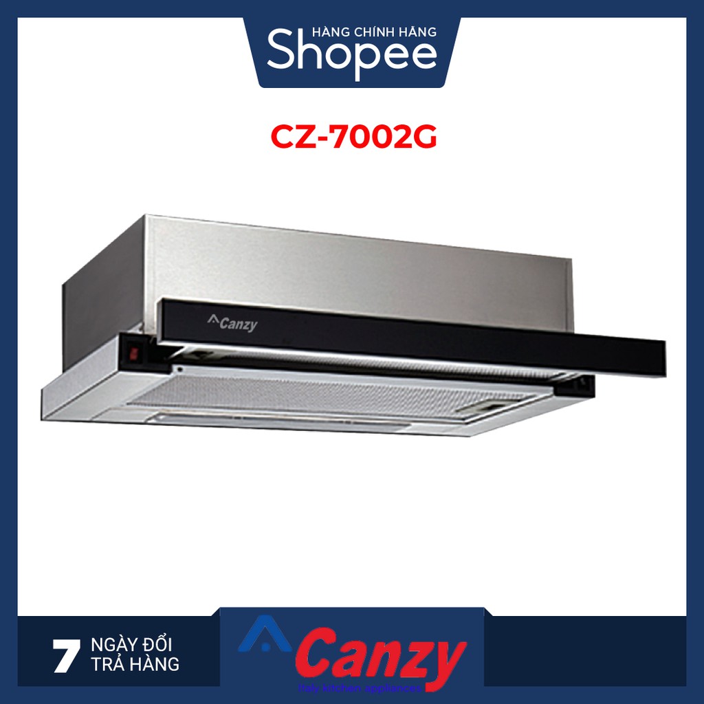 Máy hút mùi âm tủ bếp 7 tấc Canzy CZ-7002G