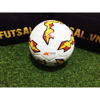 [Số 4] Banh Bóng Đá Sân 5,7, cỏ nhân tạo, futsal - Banh AK Pro 380 Trắng Vàng