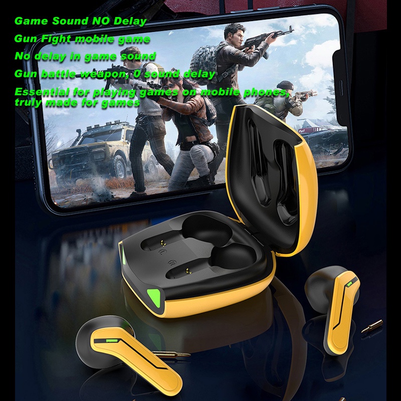 Tai nghe bluetooth T33 Gaming Bluetooth 5.1 TWS Chống Tiếng Ồn Tai nghe bluetooth T33 Gaming Bluetooth 5.1 TWS Chống Tiếng Ồn