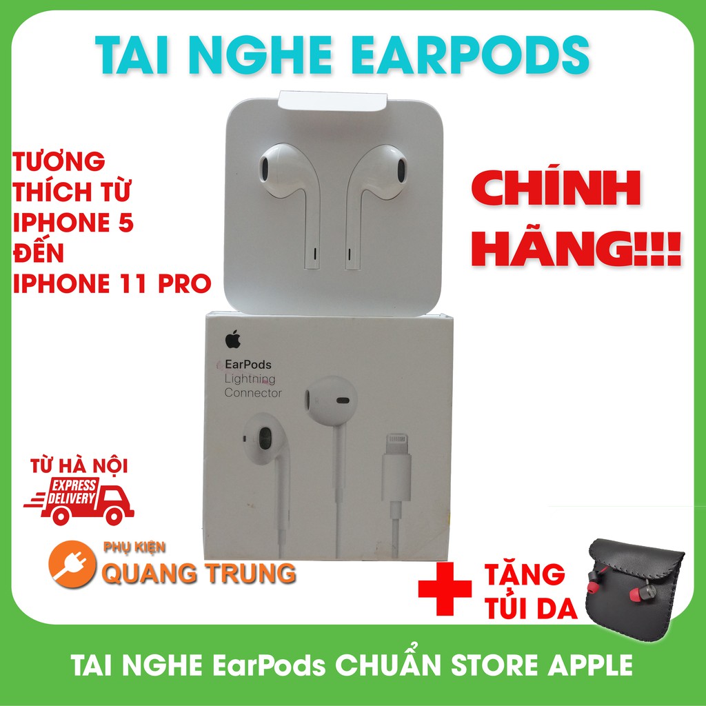 Tai nghe earpods chính hãng apple,tương thích iphone5,5s,6,6s,6plus,6splus,iphone7,7plus,ip8,iphone8plus,iphonex,xs