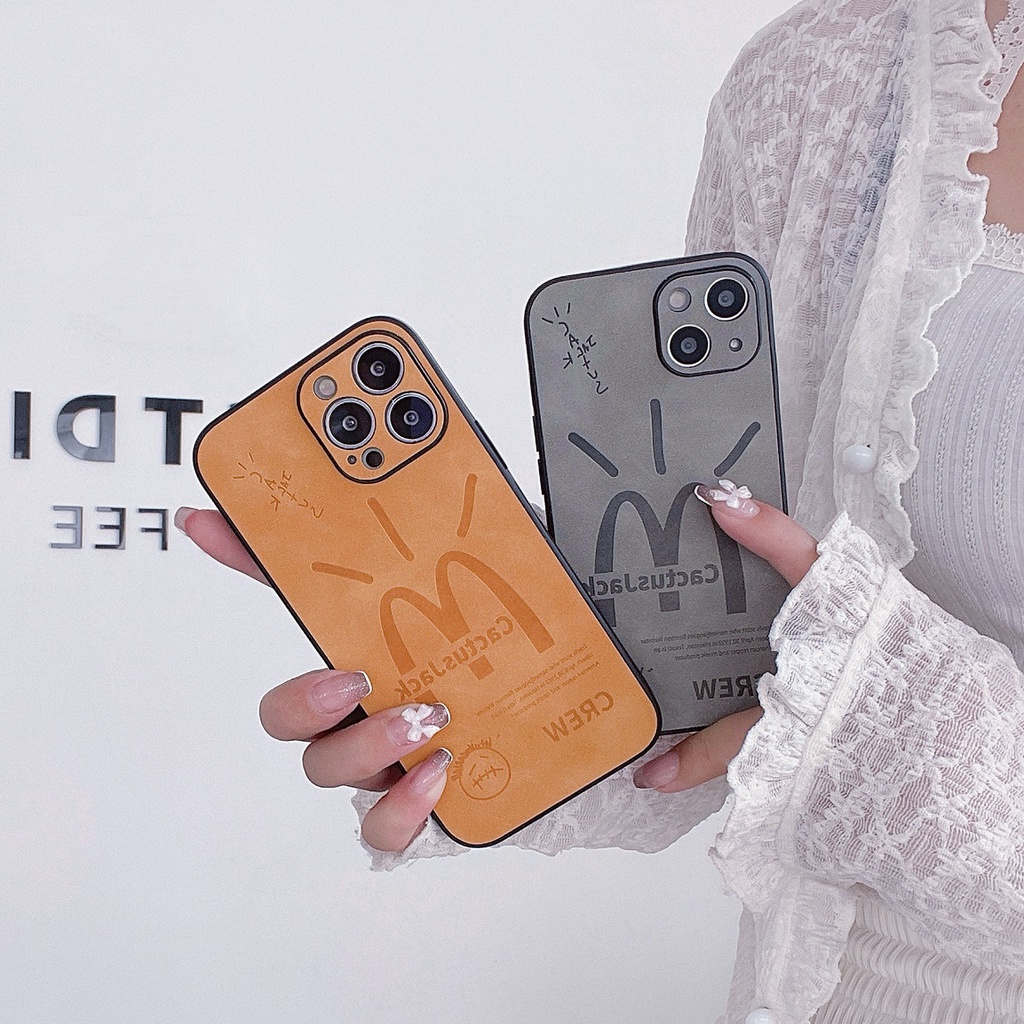 Bao Da Điện Thoại Họa Tiết travis scott Cho iphone x xs xr 11 12 13 14 pro max Ốp