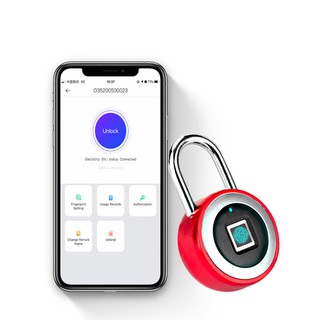 Khóa vân tay kết nối điện thoại Smart Padlock Bozzys P2Z