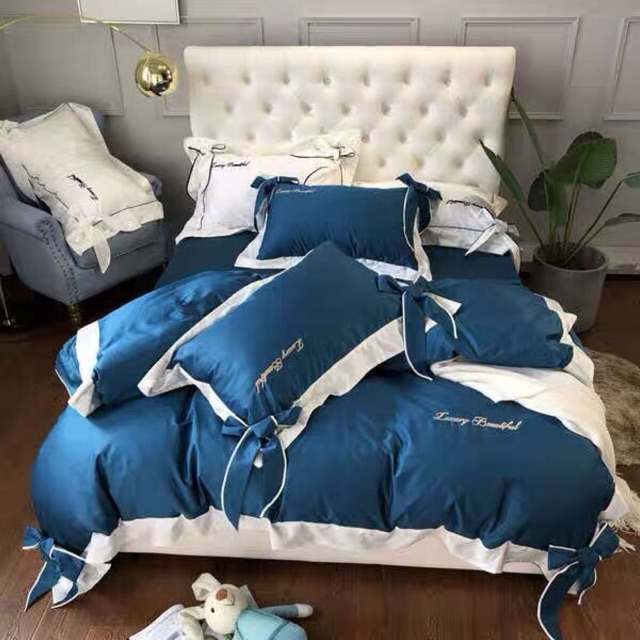 Bộ ga gối cao cấp lụa