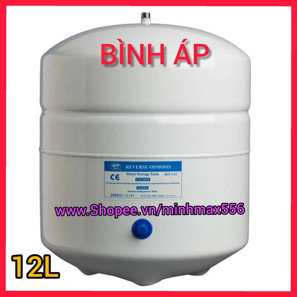 Bình áp máy lọc nước RO Model RO-132 New [NHẬP KHẨU ĐÀI LOAN] - Bình áp nhập khẩu cao cấp dáng dài RO-132